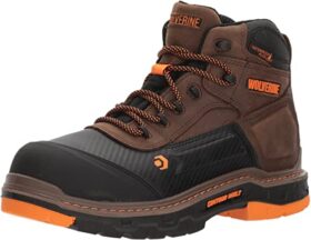 WOLVERINE Men's Overpass 6" Composite Toe Waterproof Work Boot
