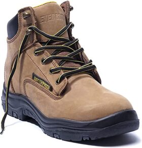 Waterproof work boots for men – Soft Waterproof Leather, Insulated Lining, “Ultra Dry” Work Boots for men Waterproof