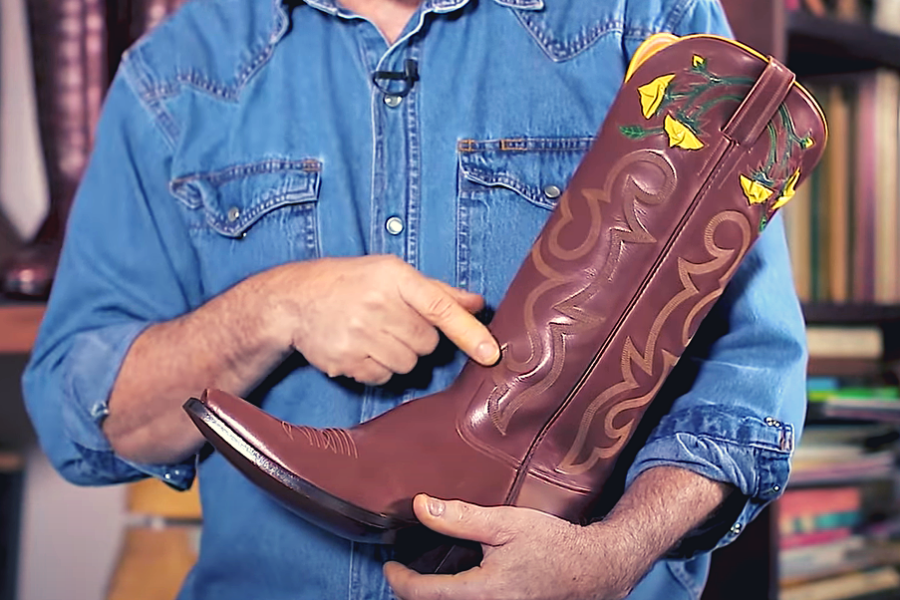 western boots leather type