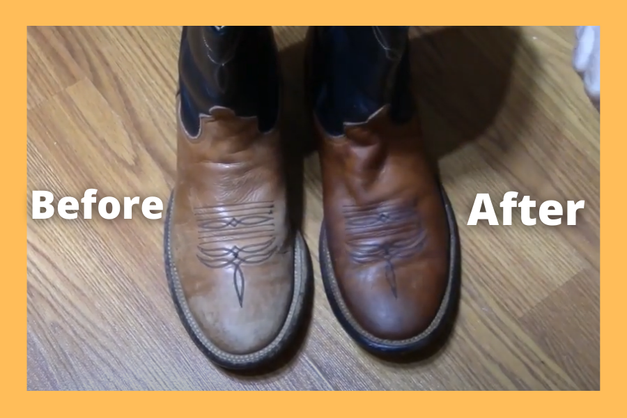 Mink Oil Before & After