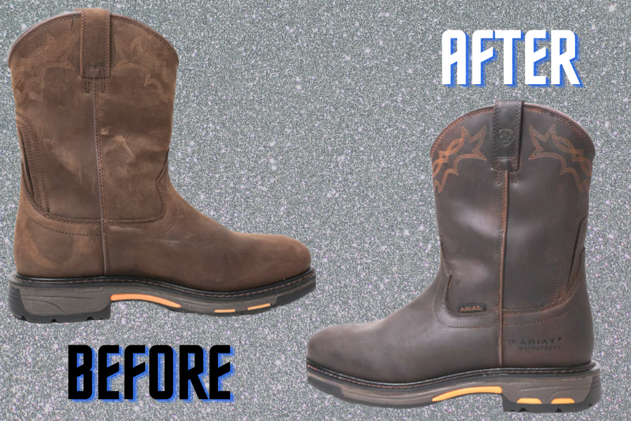 Mink Oil Before and After