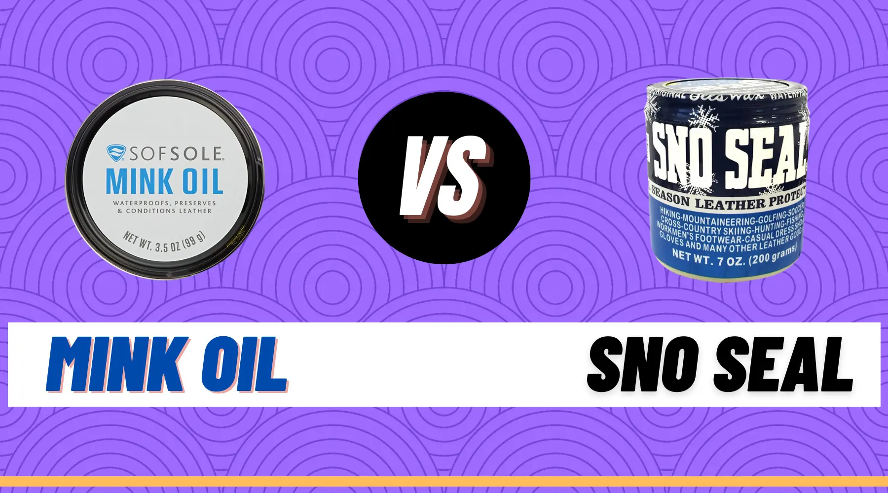 Mink Oil vs Sno Seal Beeswax